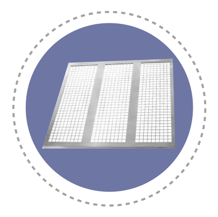 2 conjuntos de suportes para amostras