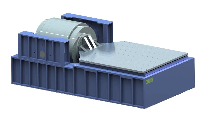 Sistema de teste de vibração em série refrigerado a água