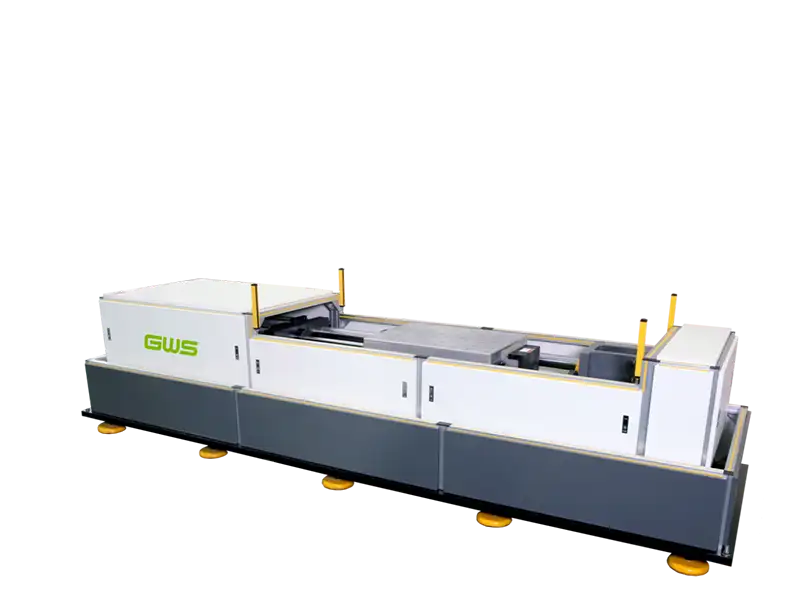 Sistema de teste de choque horizontal pneumático GWS12